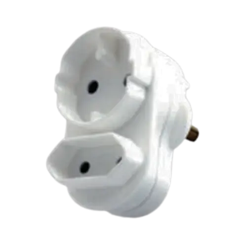 Adaptor - Euro Continental - 5A + Schuko