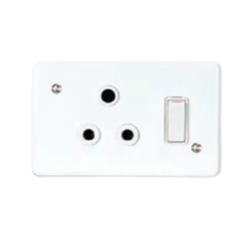 [9142CSWAH] Switch & Socket - Steel - 4x2 -16A Horizontal