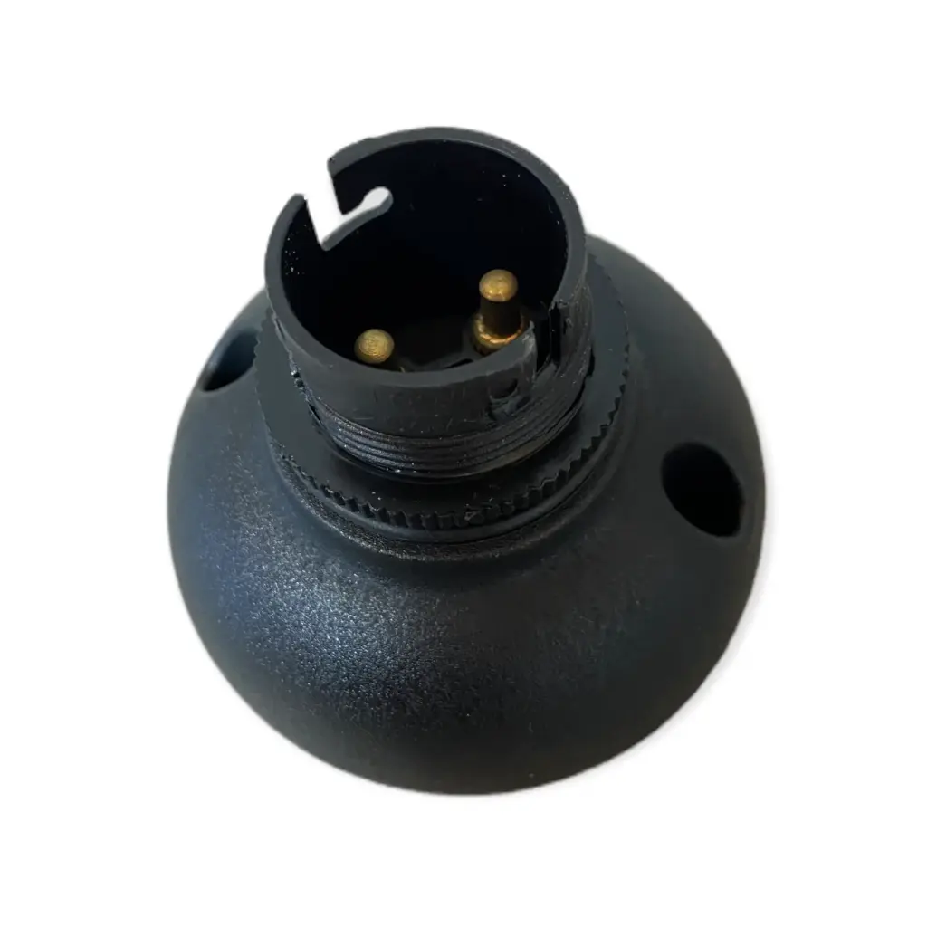 [FLH-11110] Batten Lampholder (Black)