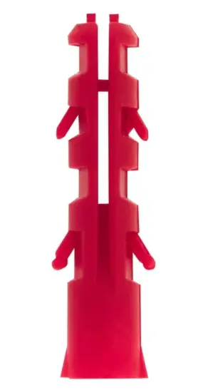 [FWP-20110] Wall Plugs - Packs of 10 (No.6 Red)